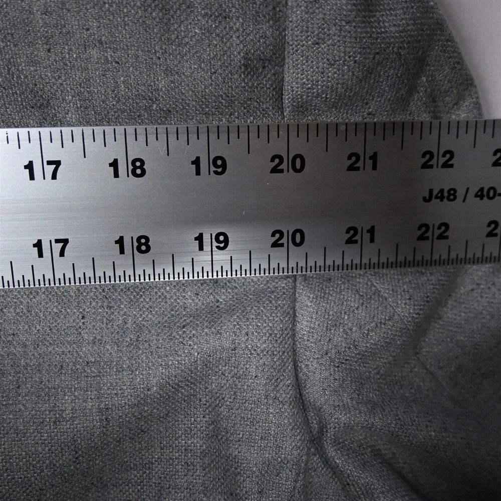 Baroni 46R Gray Heather Birdseye Silk Wool Mens Blazer Suit Jacket Sport‎ Coat